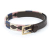 Aubrion by Shires Cintura Skinny Polo Blu marino/Rosa/Naturale
