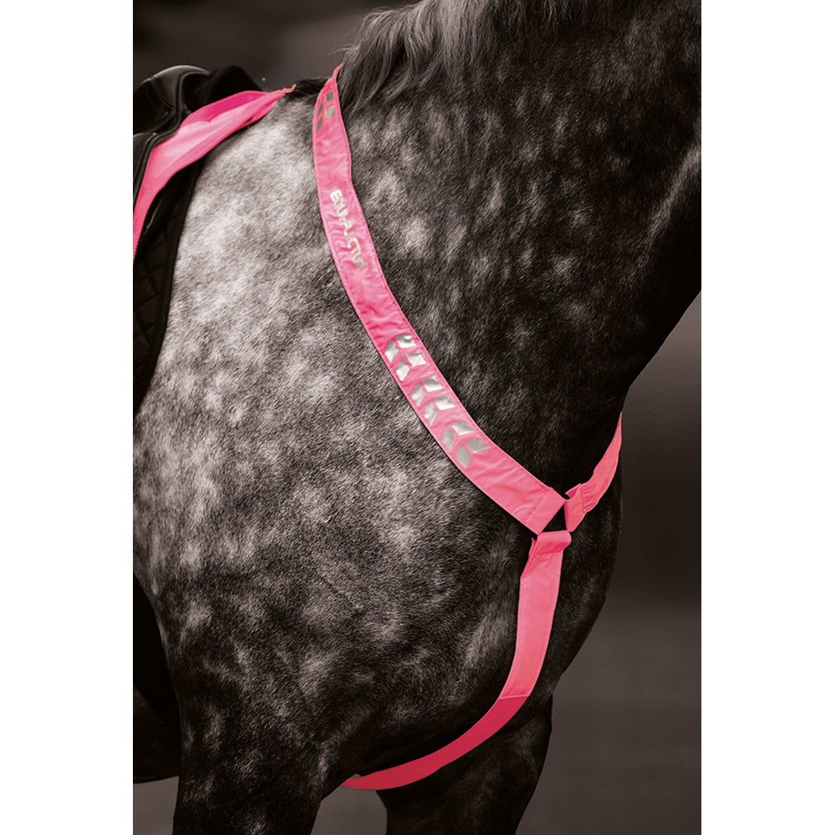 Equi-Flector by Shires Cuffietta Riflettente Fluor Roze