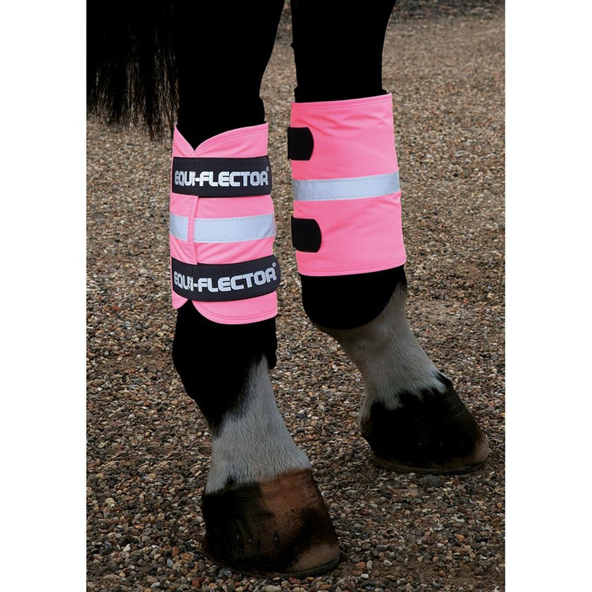Equi-Flector by Shires Fascia per Braccio/Gamba Rosa