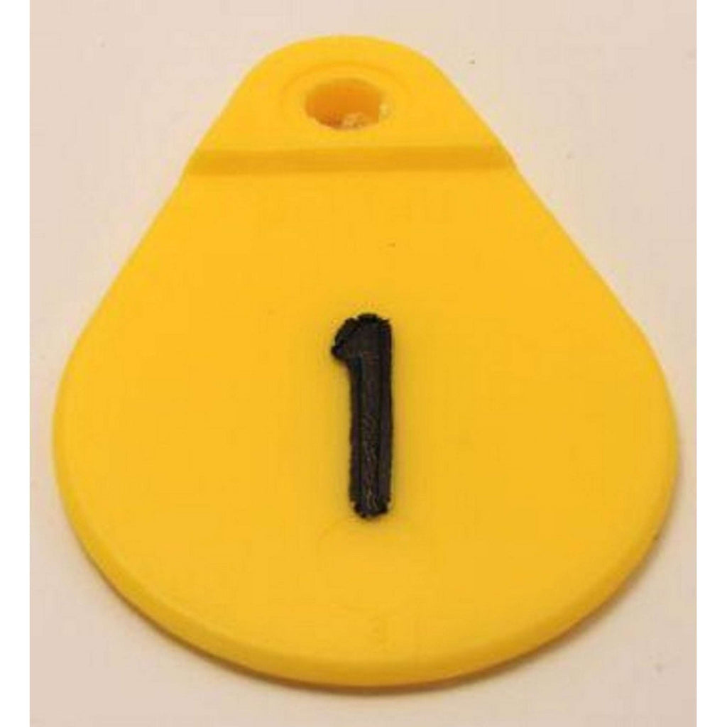 Armosa Targhetta Collo 1-25 Giallo