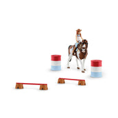 Schleich Set da gioco Horse Club Hannahs Western Rijset Marrone/Bianco