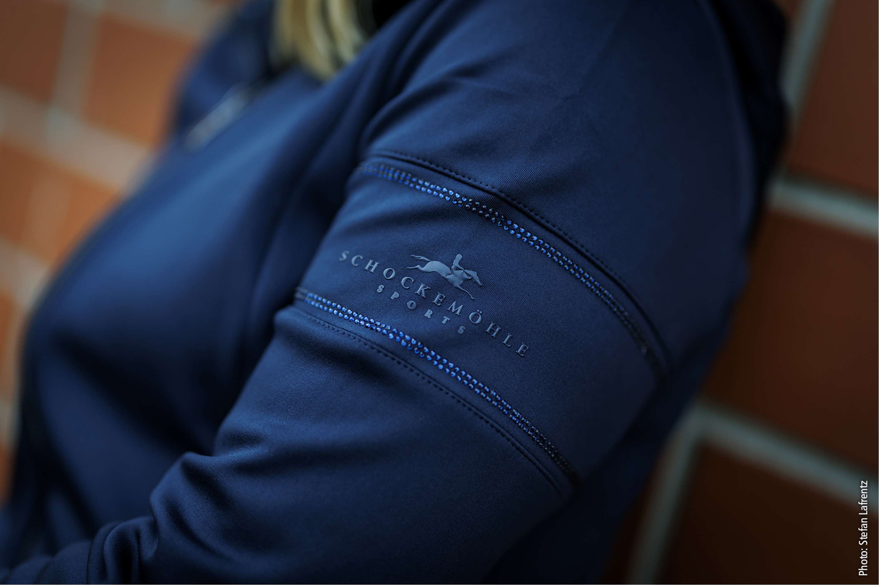 Schockemöhle Felpa con cappuccio e zip SPSophie Marina oscura