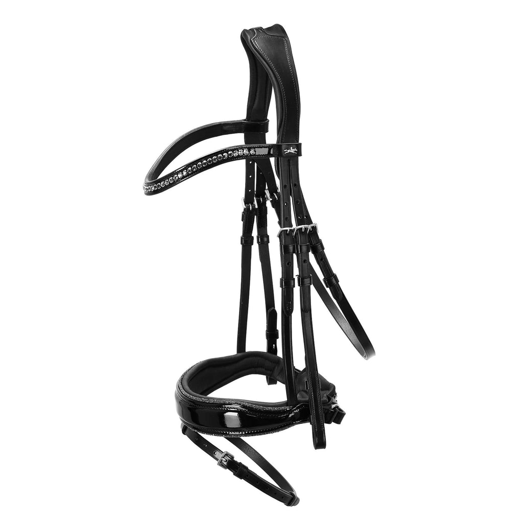 Schockemöhle Briglia Nero/Vernice/Argento