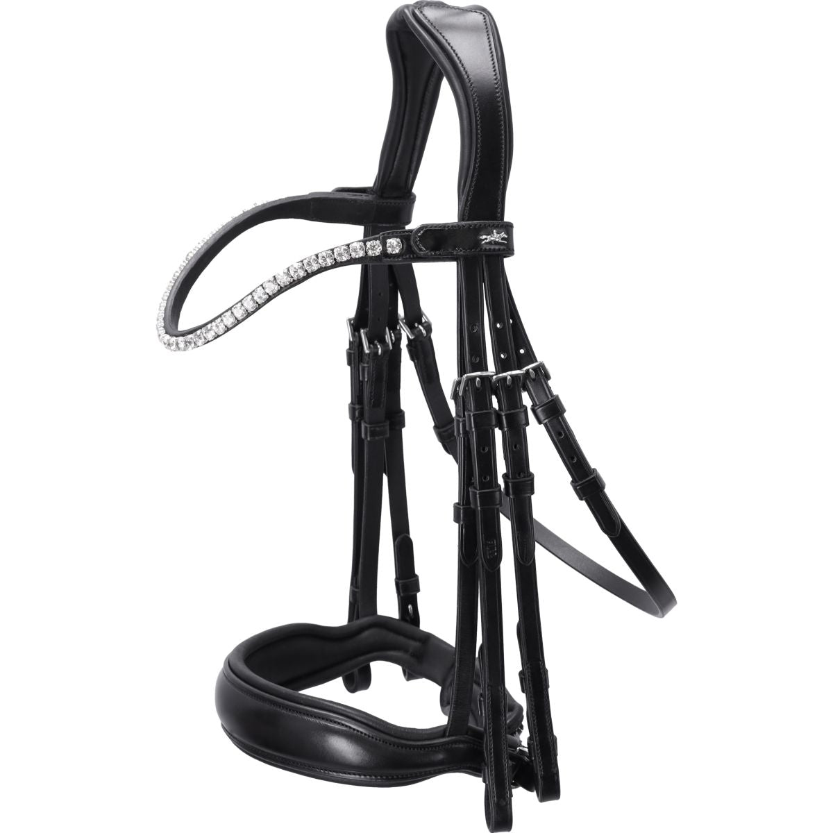 Schockemöhle Briglia doppia Milazzo Nero Argento