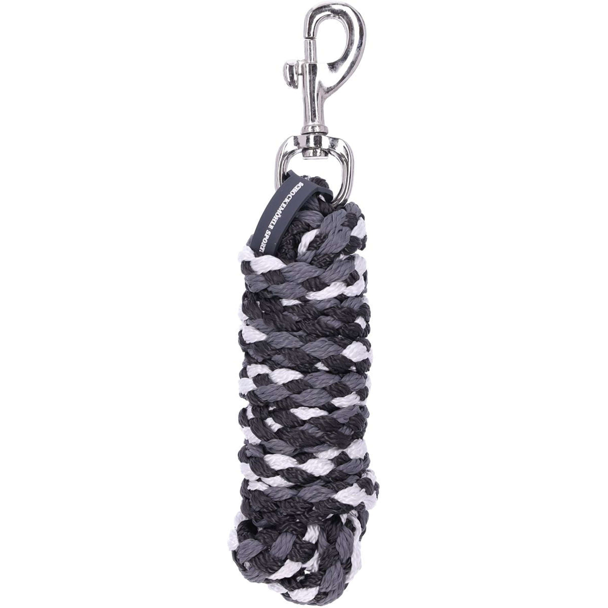 Schockemöhle Corda per cavezza SP Soft Style con Moschettone Dark Grey/Grey/Silver