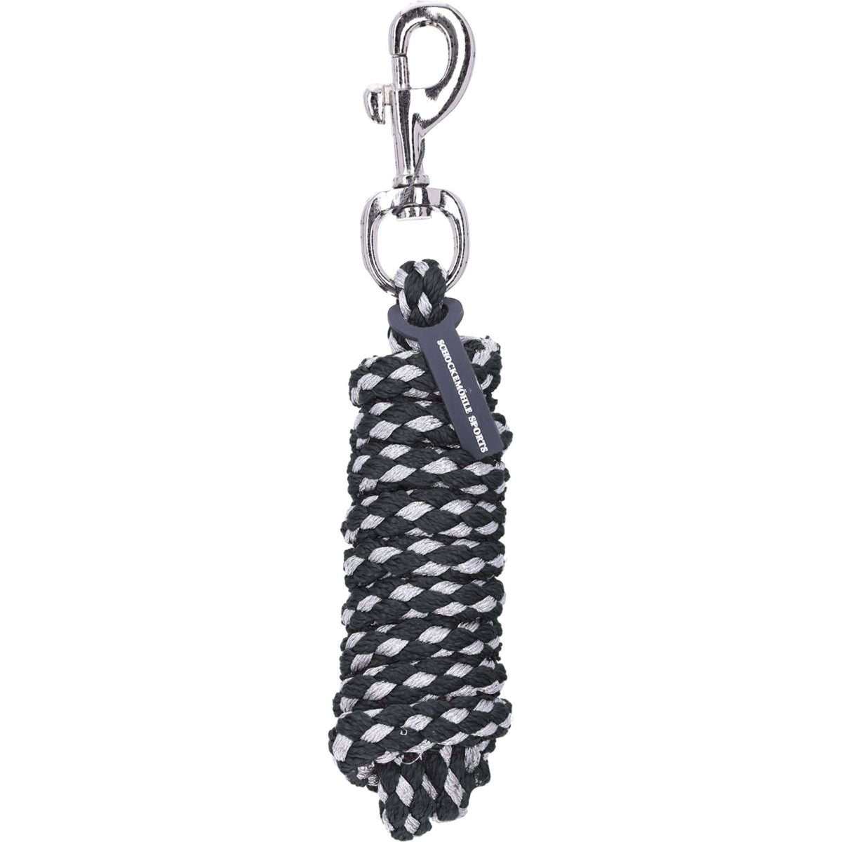 Schockemöhle Corda per cavezza SP Soft Style con Moschettone Dark Grey/Lurex