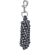 Schockemöhle Corda per cavezza SP Soft Style con Moschettone Dark Grey/Lurex