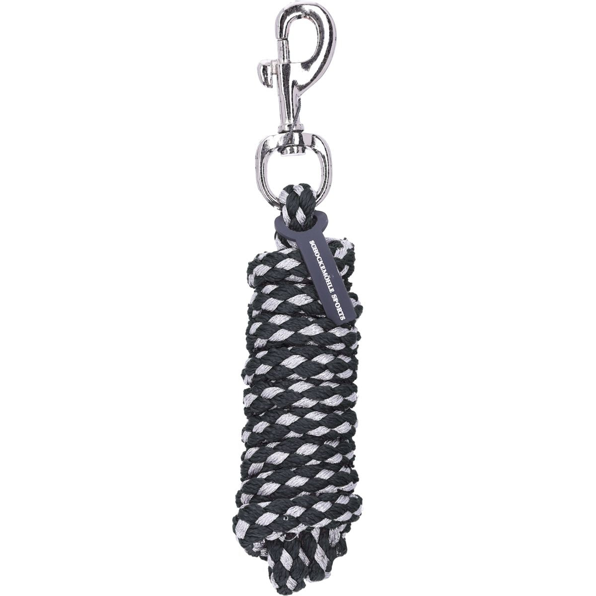 Schockemöhle Corda per cavezza SP Soft Style con Moschettone Dark Grey/Lurex