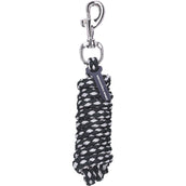 Schockemöhle Corda per cavezza SP Soft Style con Moschettone Dark Grey/Lurex