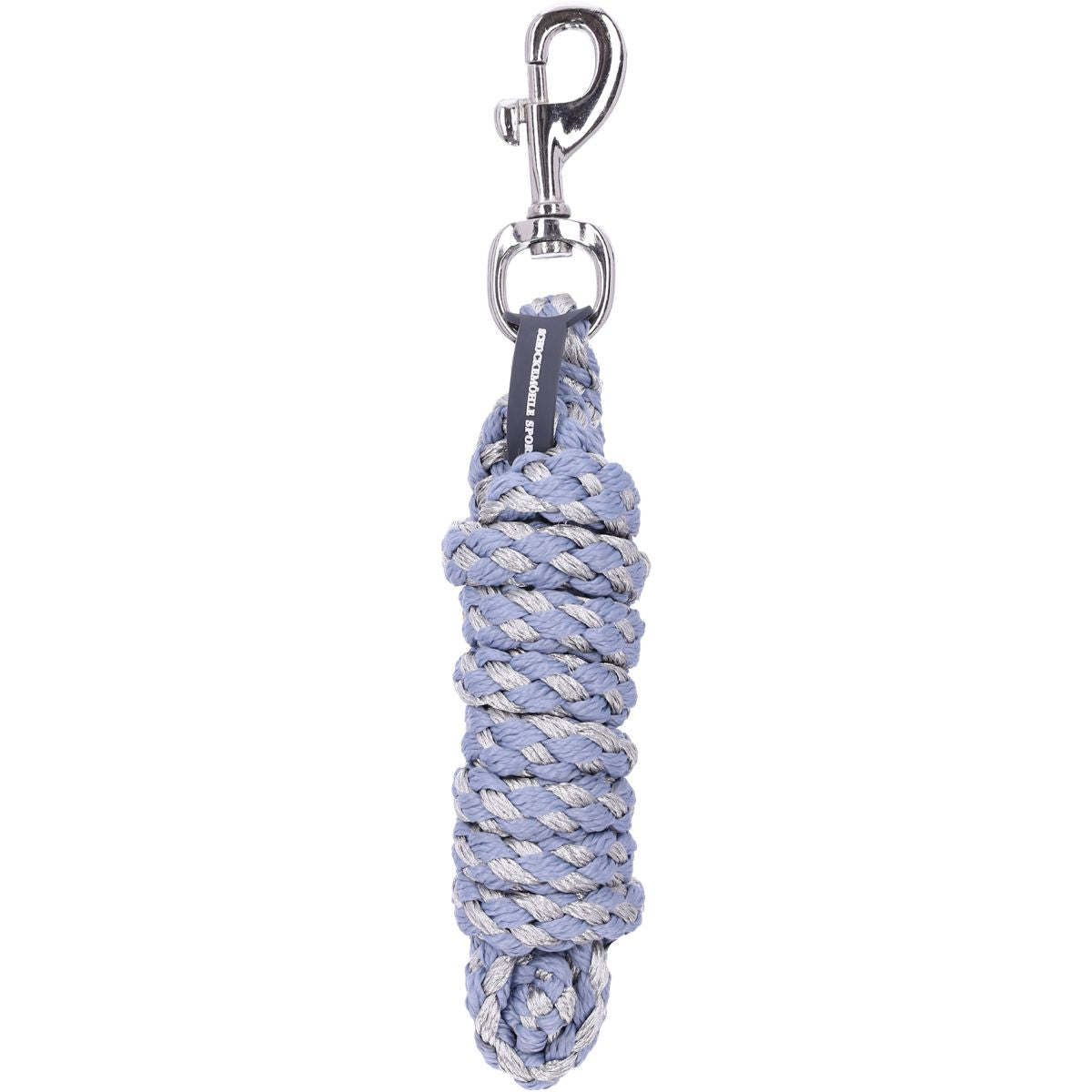 Schockemöhle Corda per cavezza SP Soft Style con Moschettone Milky Blue/Lurex