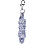 Schockemöhle Corda per cavezza SP Soft Style con Moschettone Milky Blue/Lurex