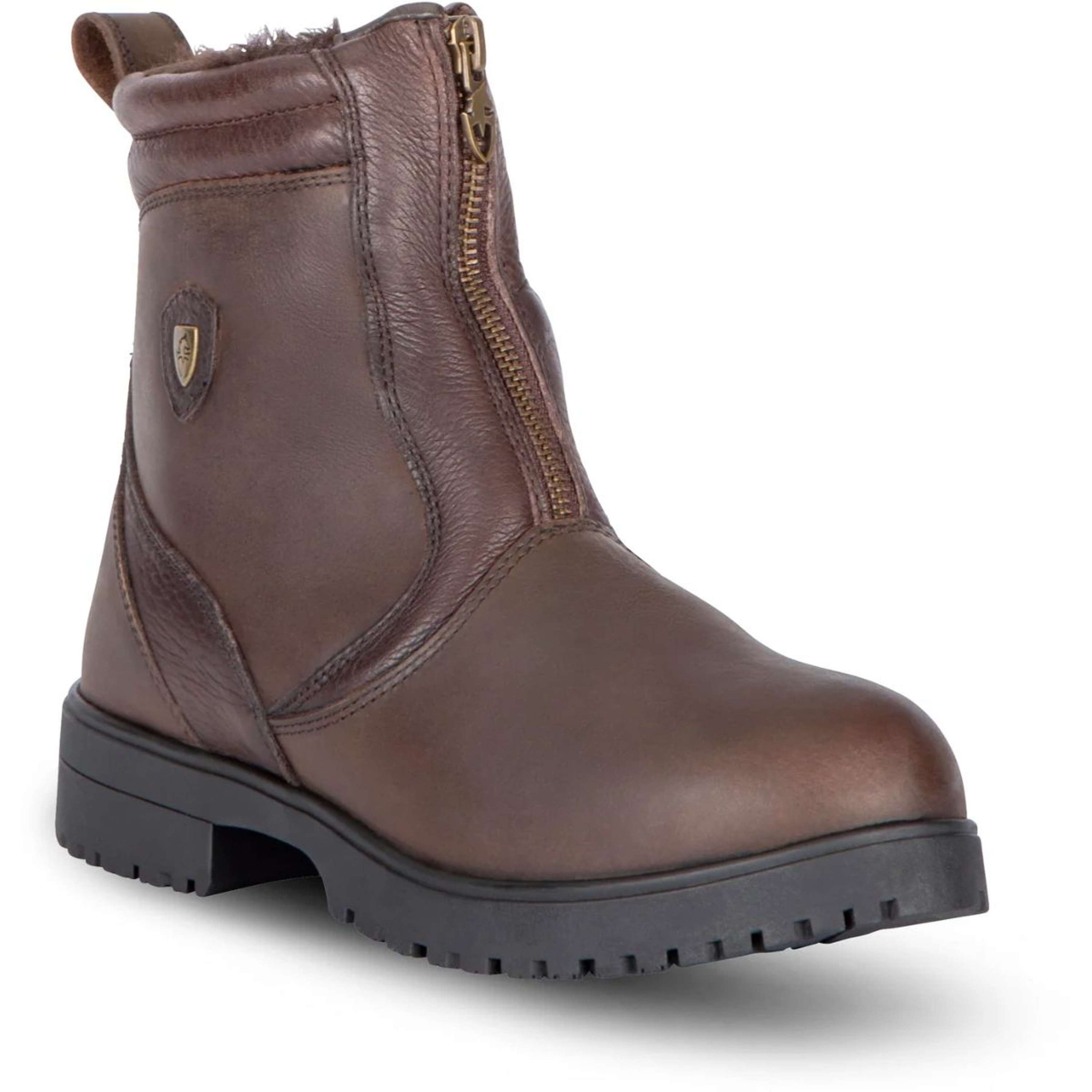 Moretta Stivaletti Atri Zip Marrone