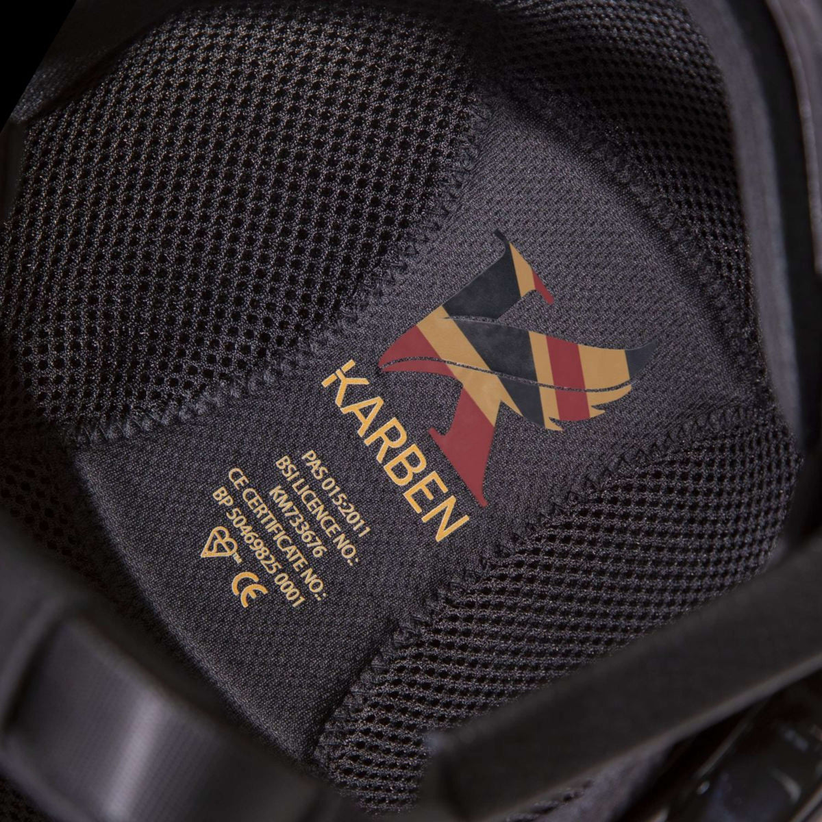 Karben by Shires Casco da equitazione Valentina Nero/Oro rosa