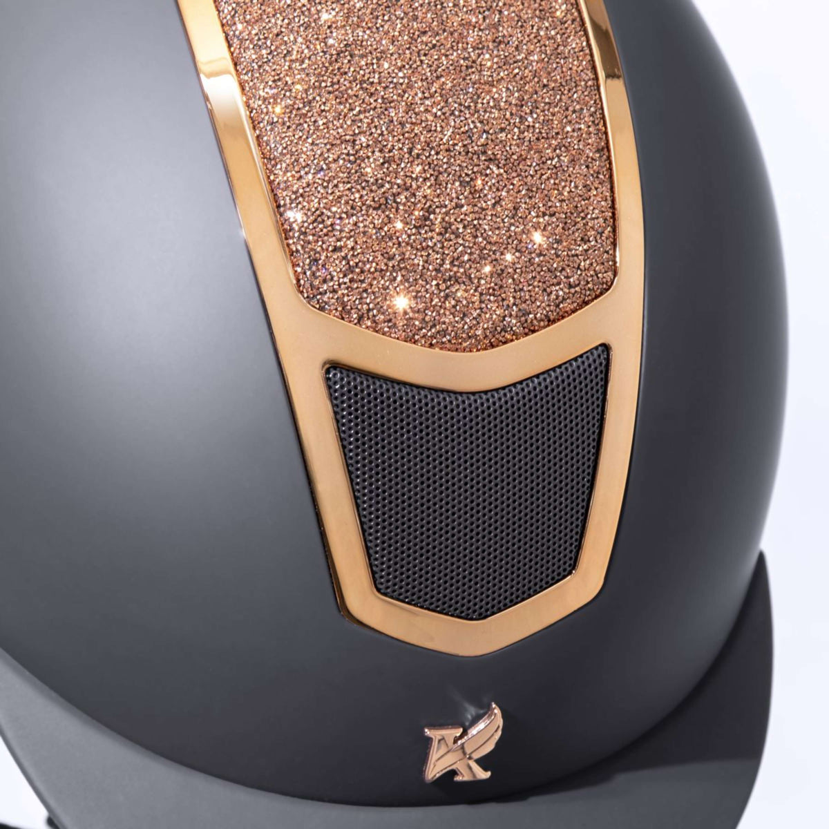 Karben by Shires Casco da equitazione Valentina Nero/Oro rosa