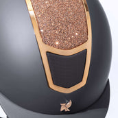 Karben by Shires Casco da equitazione Valentina Nero/Oro rosa