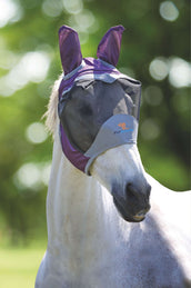 Shires Maschera per Mosche Deluxe Viola