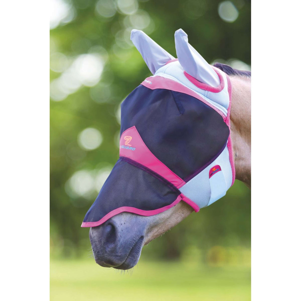 Shires Maschera per Mosche Air Motion Rosa