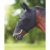 Shires Maschera per Mosche Stretch Nero intenso