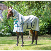 Highlander Plus by Shires Coperta per Eczema Sweet-Itch Combo Bianco