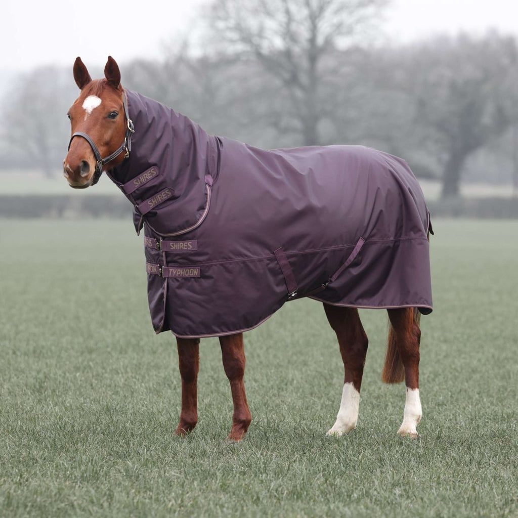 Tempest by Shires Coperta Invernale Turnout Typhoon 100g Black Cherry