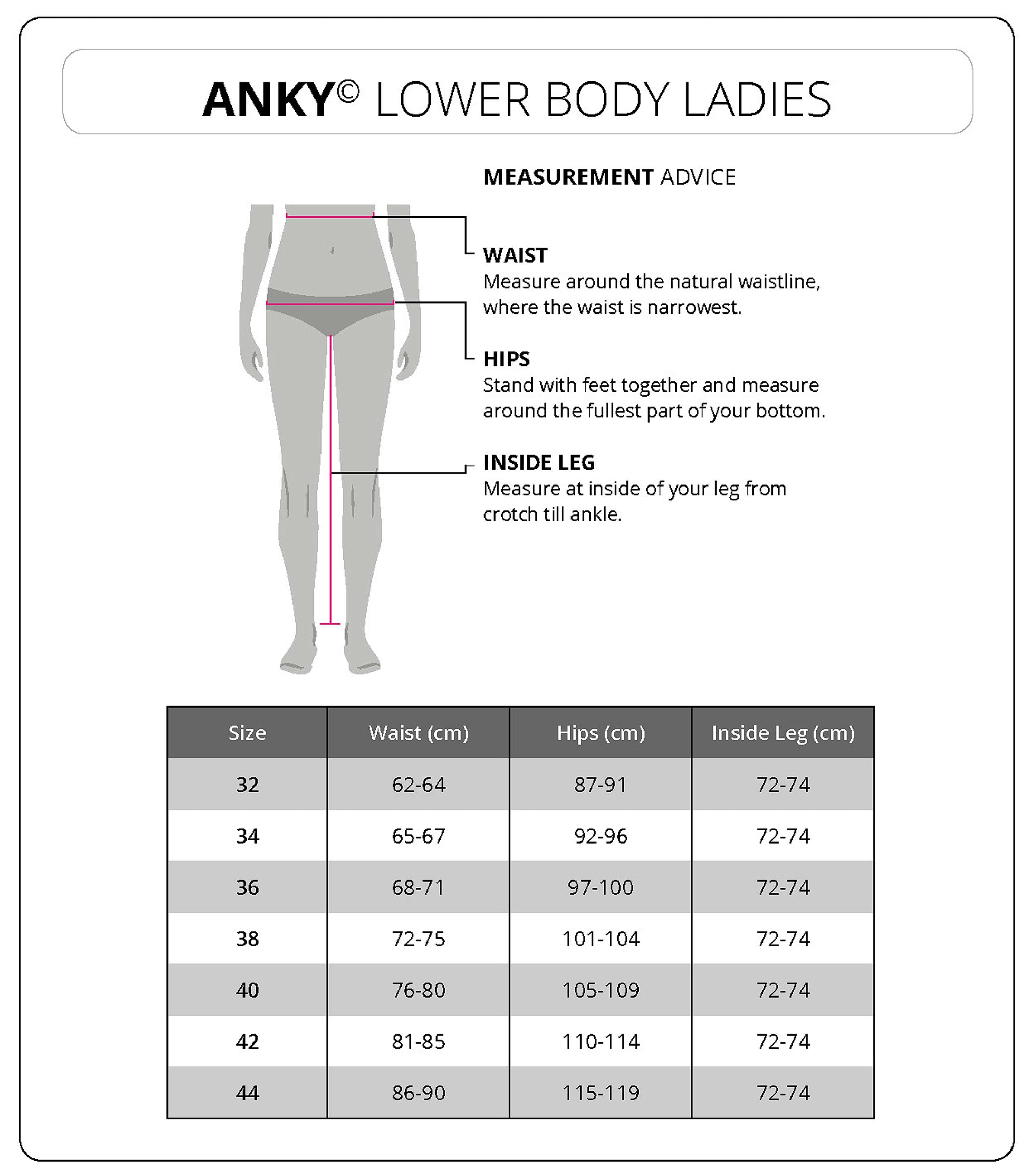 ANKY Pantaloni da Equitazione Finesse Bianco