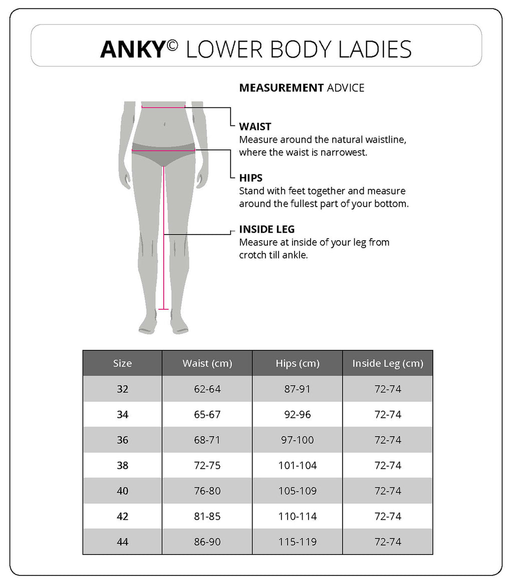 ANKY Pantaloni da Equitazione Finesse Bianco