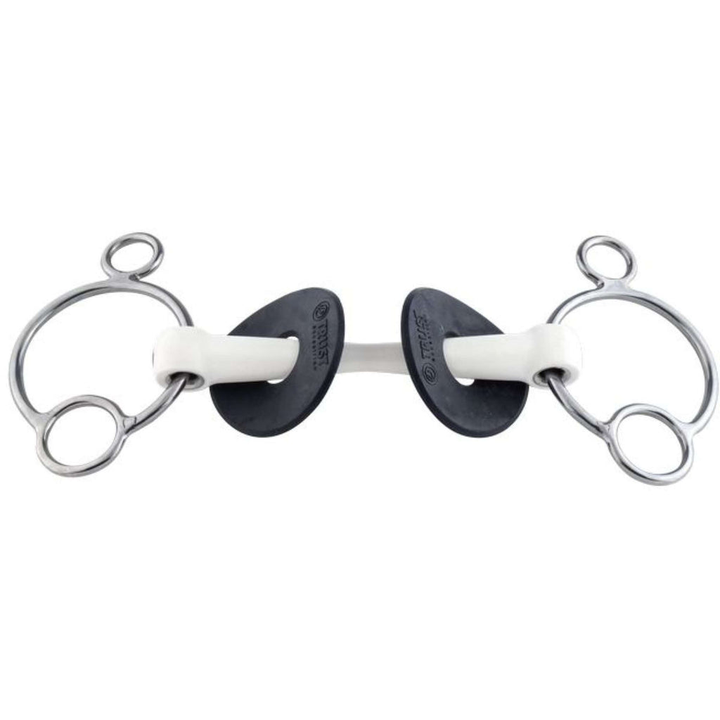 Trust Pessoa Snaffle ad Anelli Liberi Inno Sense 2,5 Ring Port Medium Slim 14mm