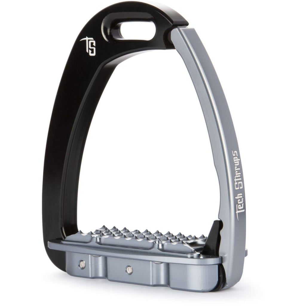 Tech Stirrups Staffe Venice Young EVO Classic Nero/Titanio