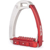 Tech Stirrups Staffe Venice Young EVO Classic Argento/Rosso