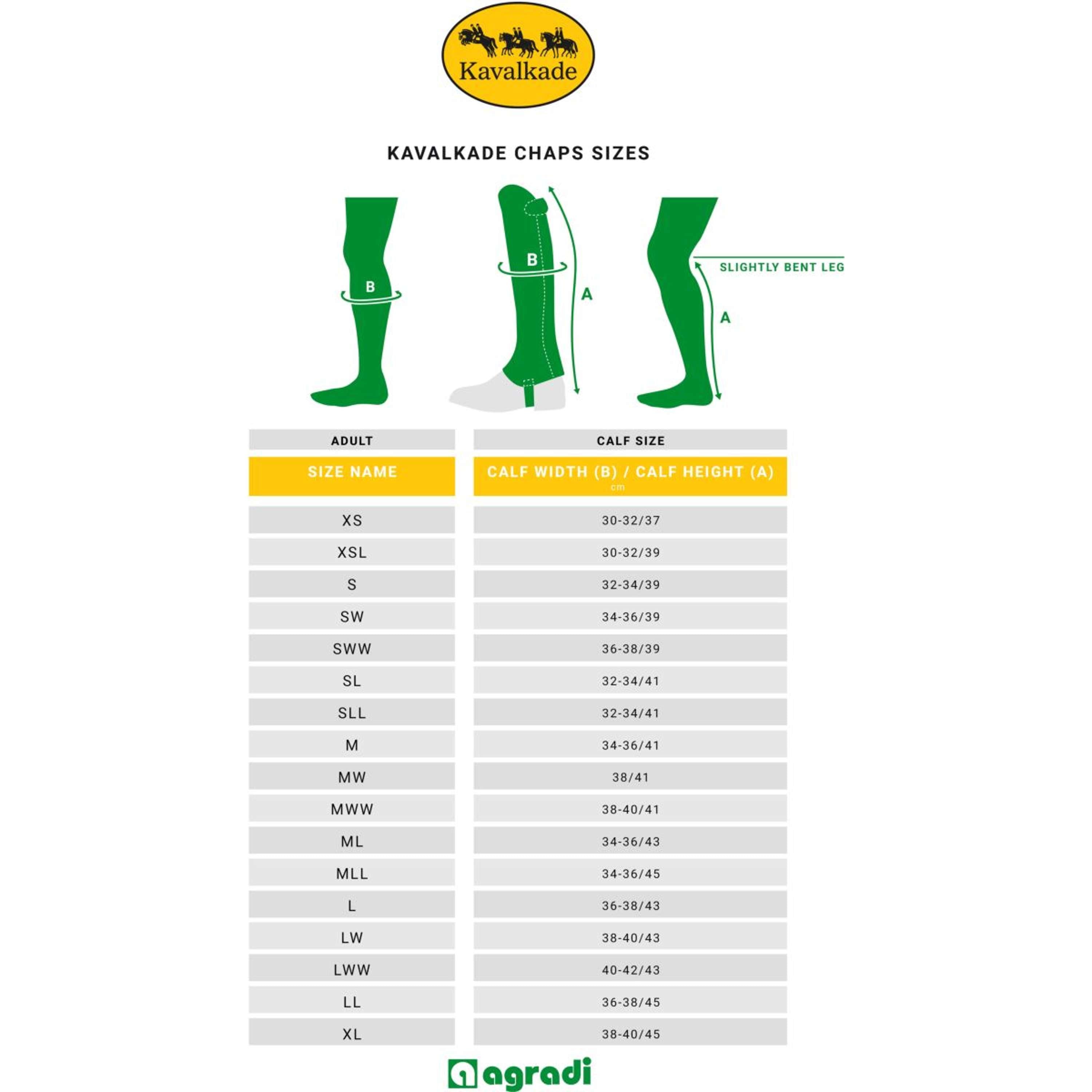 Kavalkade Mini-Chaps Combi Combi Nero