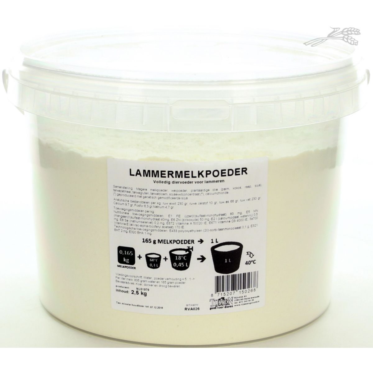Tijssen Latte di agnello in polvere