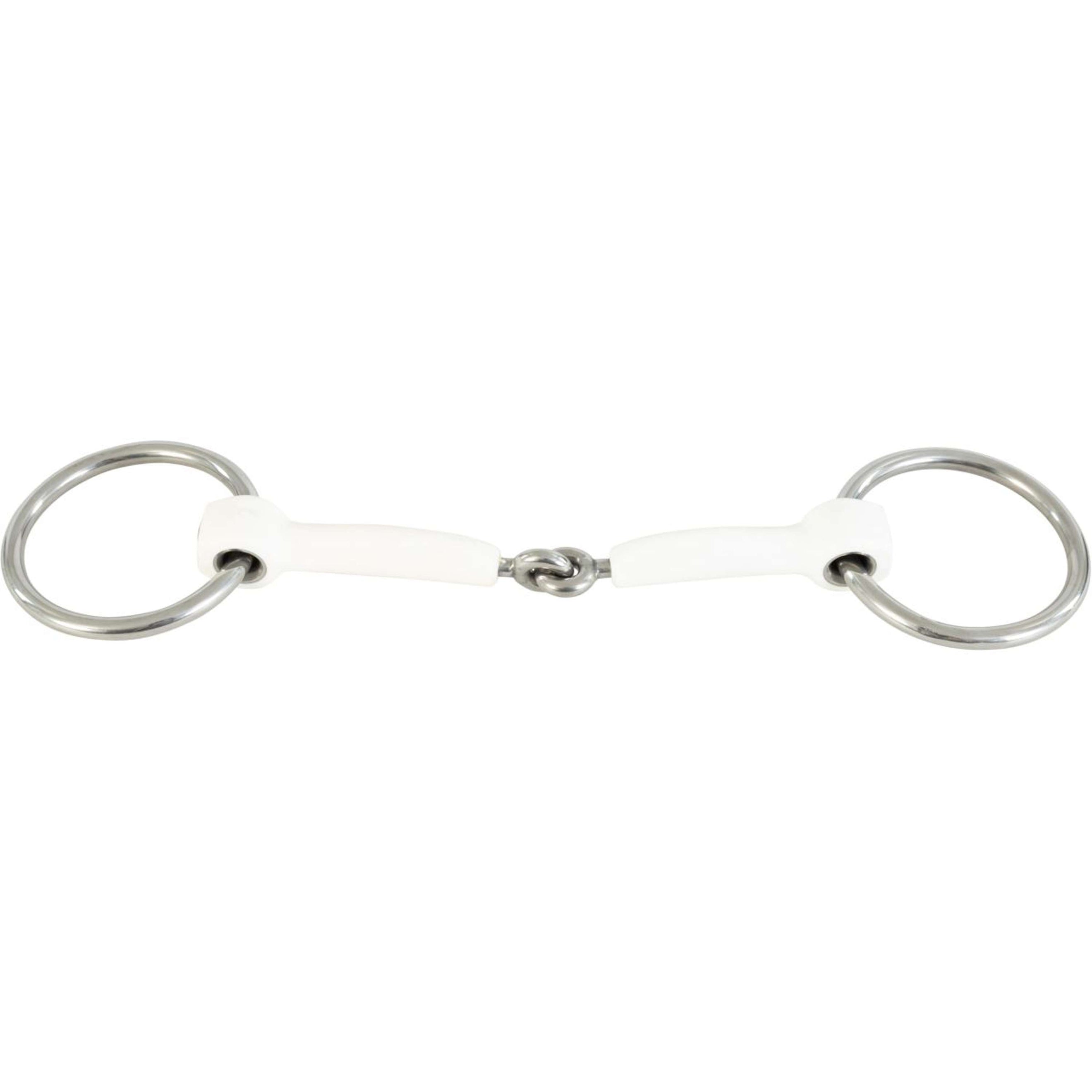 Trust Filet à Anneaux Libres Inno Sense Bradoon Jointed Soft 12mm Bianco Trust Filet à Anneaux Libres Inno Sense Bradoon Jointed Soft 12mm Bianco