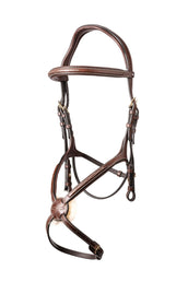 Fidati di Mexican Headstall Oslo Marrone/Oro