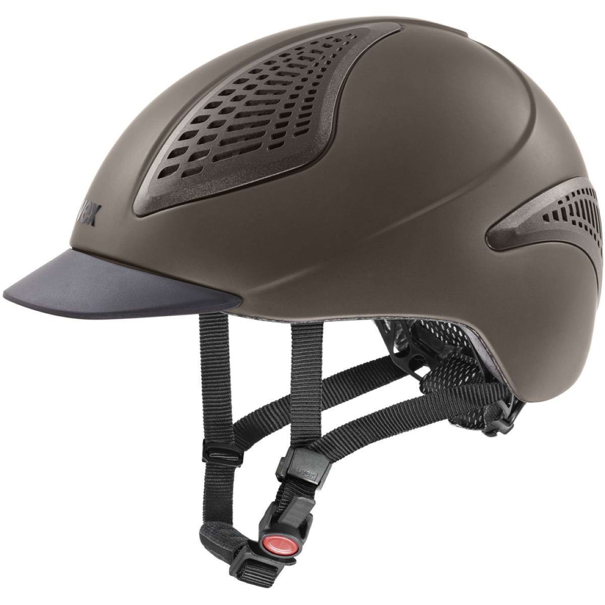 Uvex Casco da equitazione Exxential II Mocca Matt
