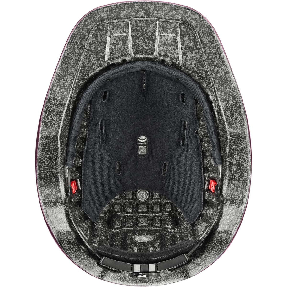 Uvex Casco da equitazione Kidoxx Shiny Borgogna