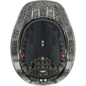 Uvex Casco da equitazione Kidoxx Shiny Borgogna