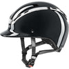 Uvex Casco da equitazione Exxeed Shiny Chrome Nero