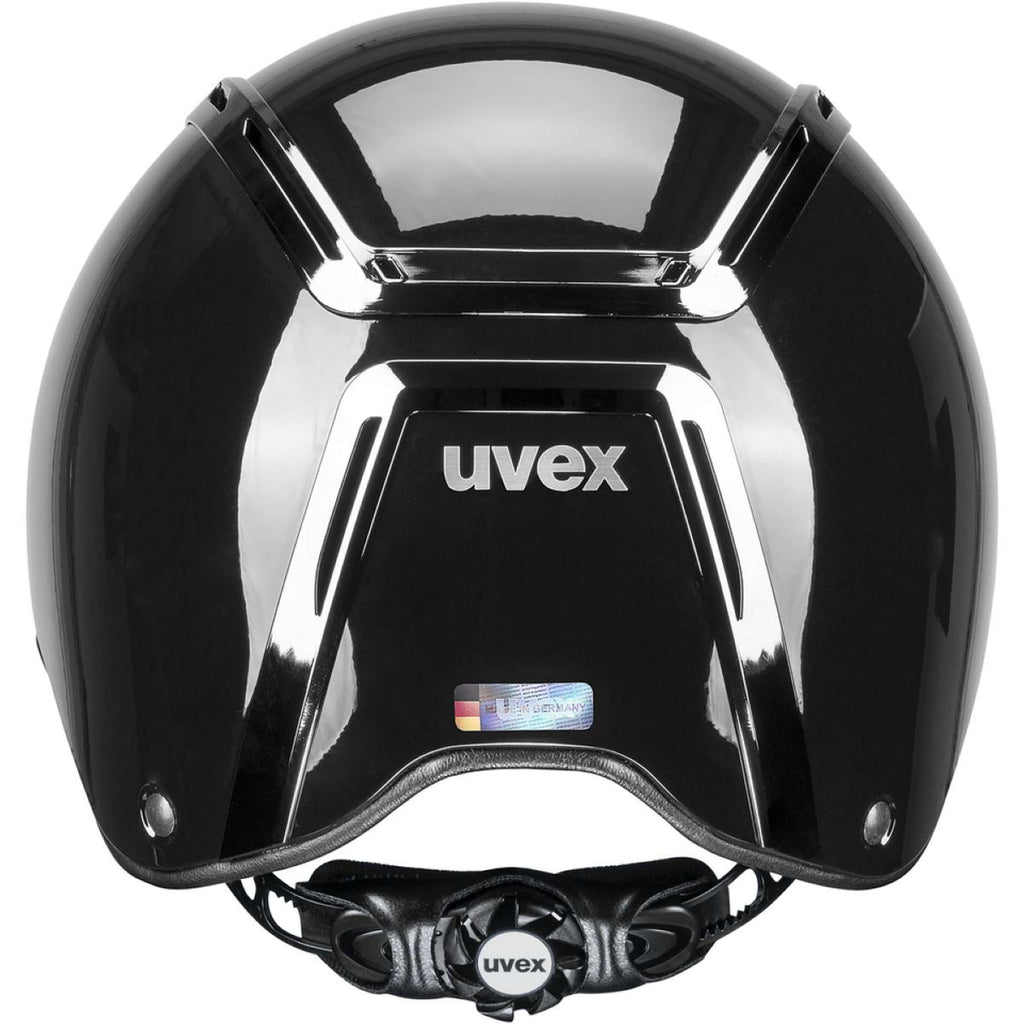 Uvex Casco da equitazione Exxeed Shiny Chrome Nero