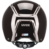 Uvex Casco da equitazione Exxeed Shiny Chrome Mocca