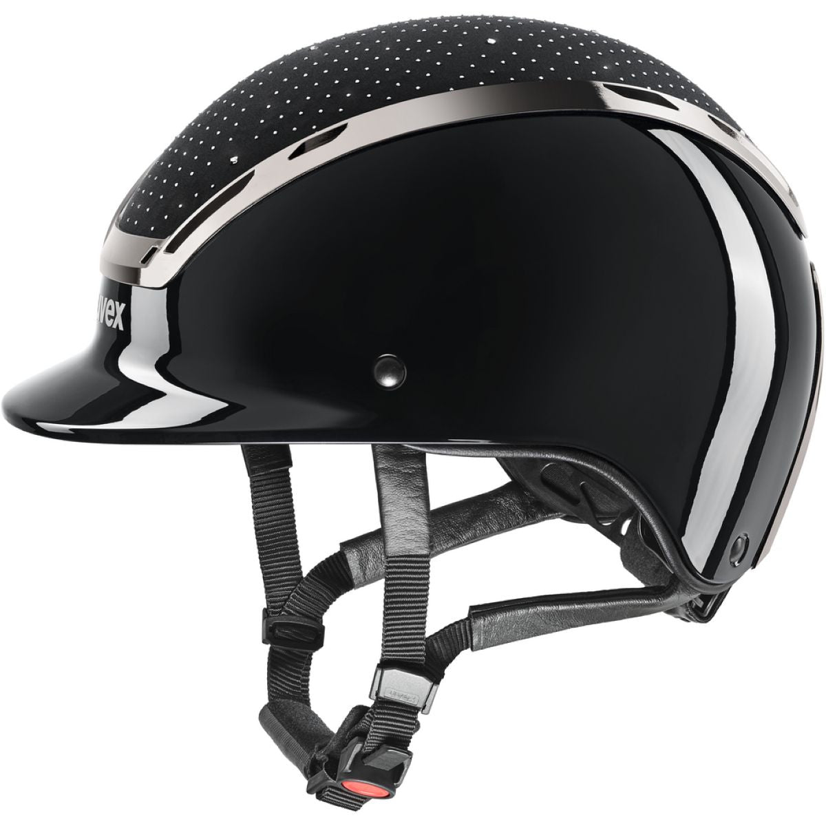 Uvex Casco da equitazione Exxeed Glow Nero