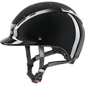 Uvex Casco da equitazione Exxeed Glow Nero