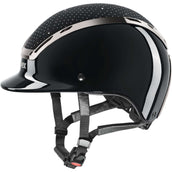 Uvex Casco da equitazione Exxeed Glow Nero