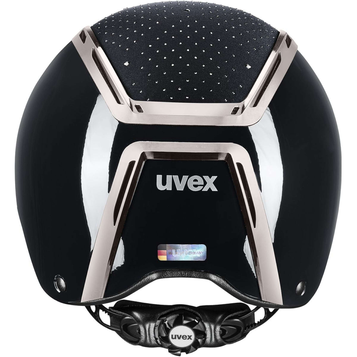 Uvex Casco da equitazione Exxeed Glow Nero