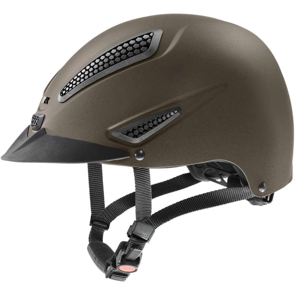 Uvex Casco da equitazione Perfexxion II Marrone opaco