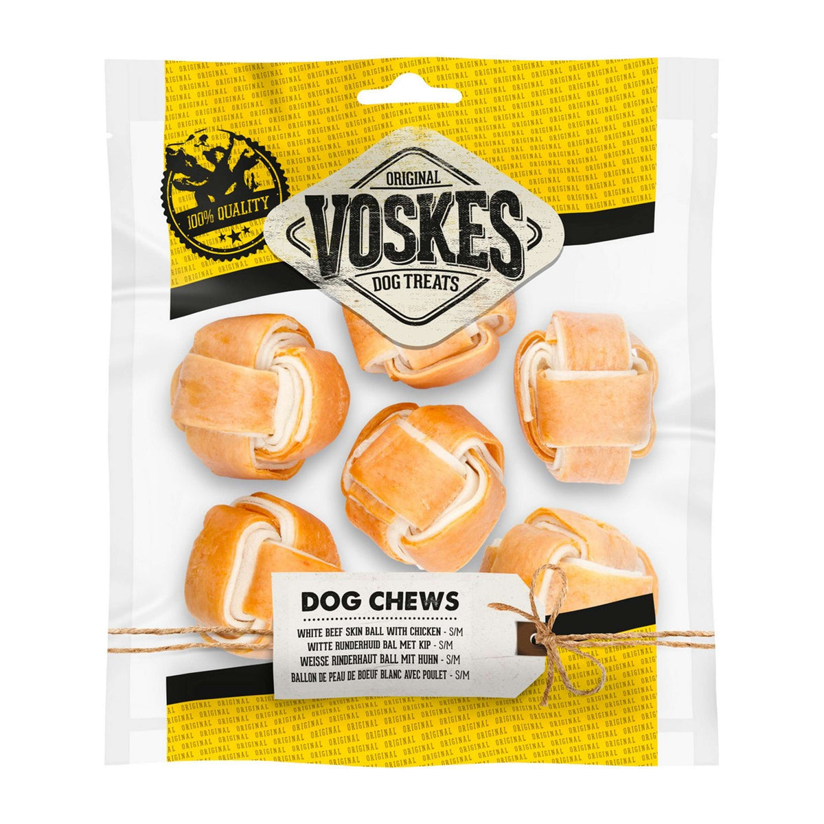 Voskes Palla di Pollo Bianco 6 Pezzi