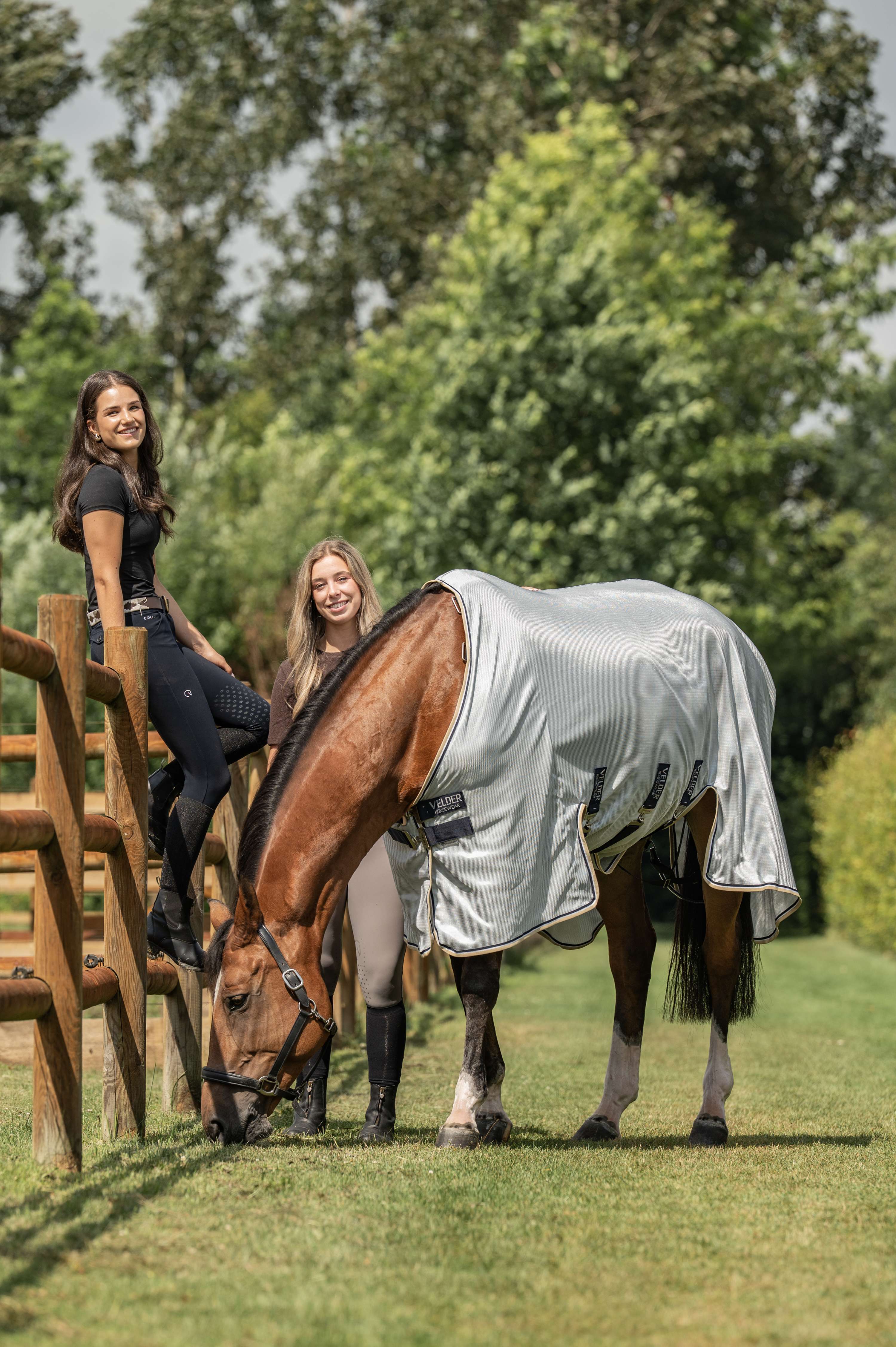 Velder Horsewear Premium Coperta Antimosche Pearl Grey