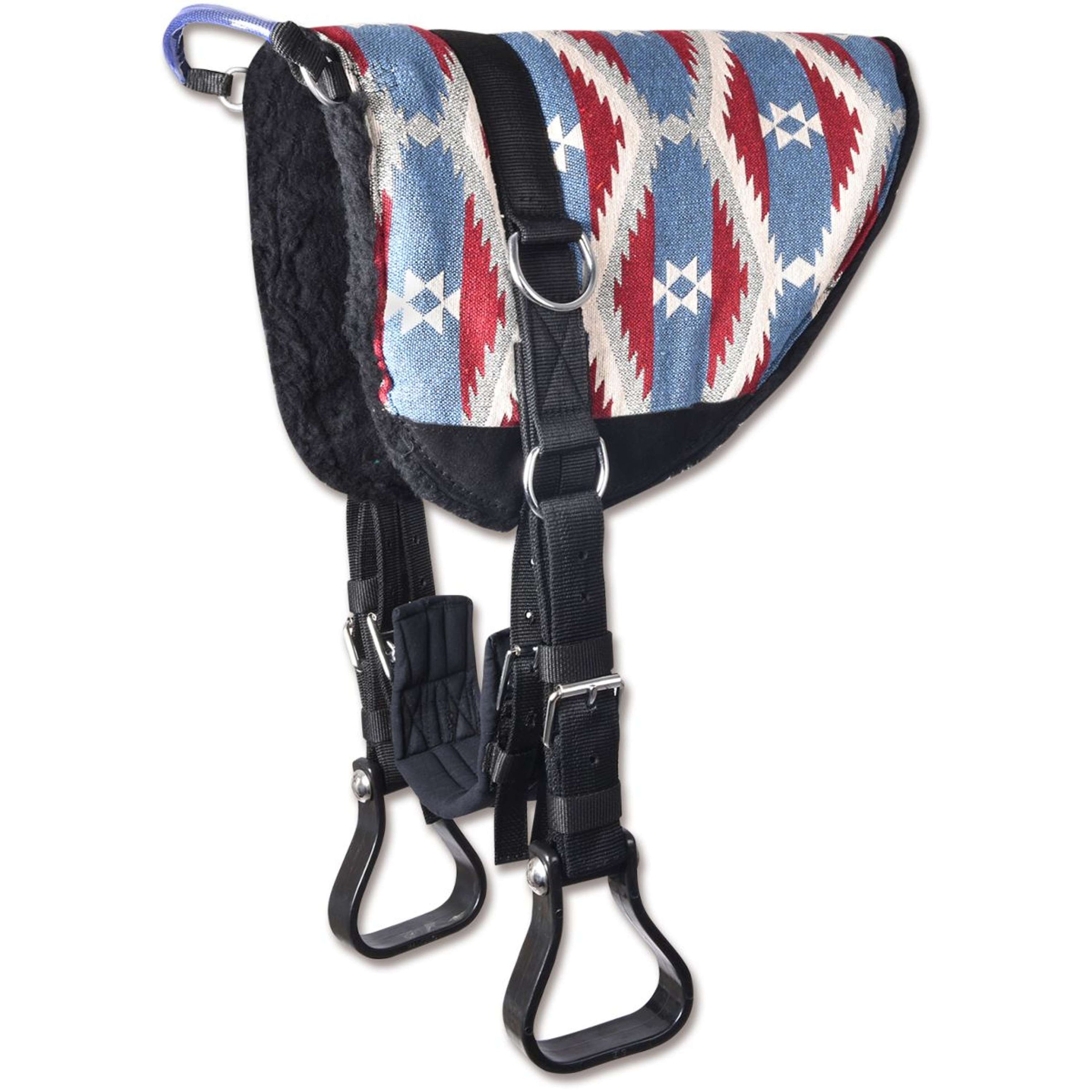 Waldhausen Bareback Pad Blu/Rosso Waldhausen Bareback Pad Blu/Rosso