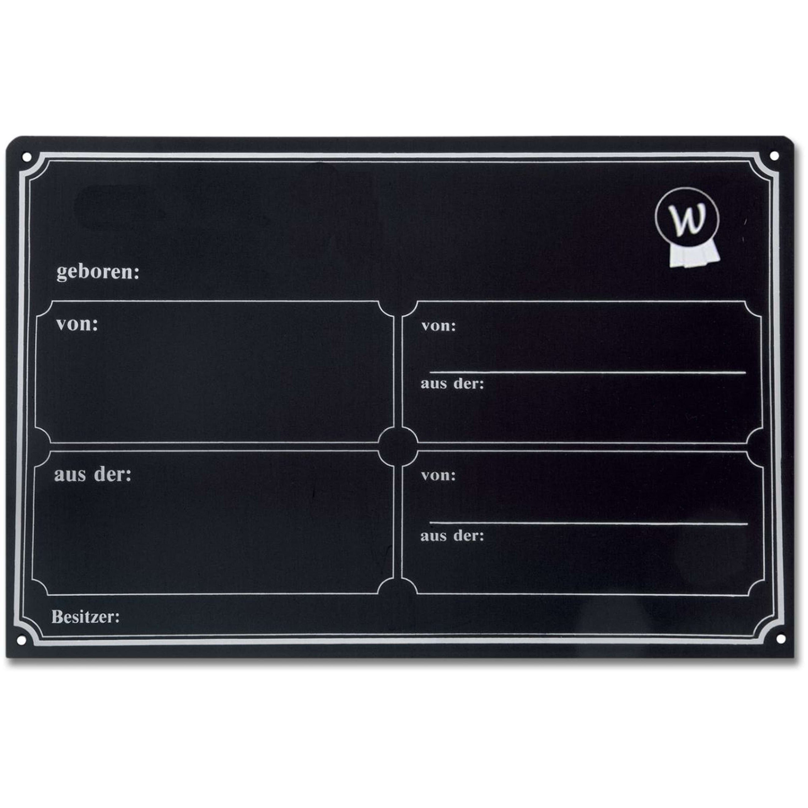 Waldhausen Tabellone Stabile Nero