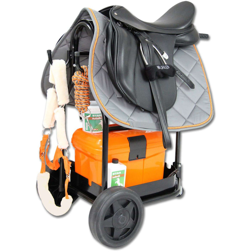 Waldhausen Carrello da sella Carry Basket Nero