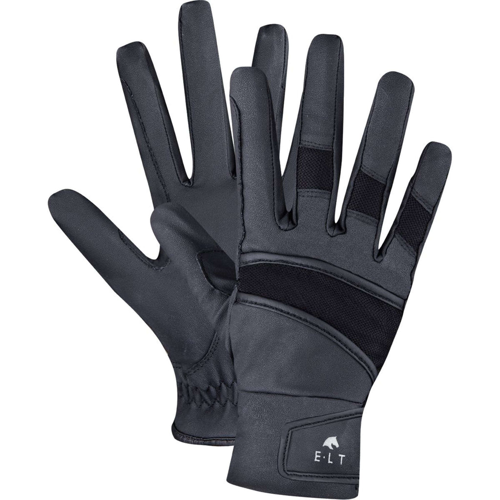 ELT Guanti da Equitazione Magnetize Winter Nero